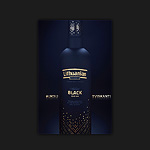 Lithuanian vodka Auksinė – BlackEdition